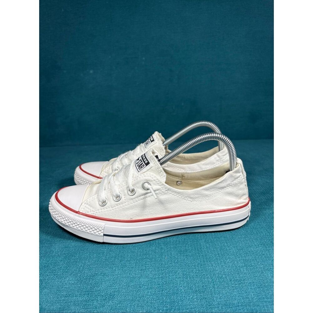 Converse Chuck Taylor All-Star Shoreline Ox 537084F White Shoe Sneakers Womens 8